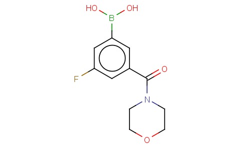 3-FLUORO-5-(MORPHOLINE-4-CARBONYL)PHENYLBORONIC ACID